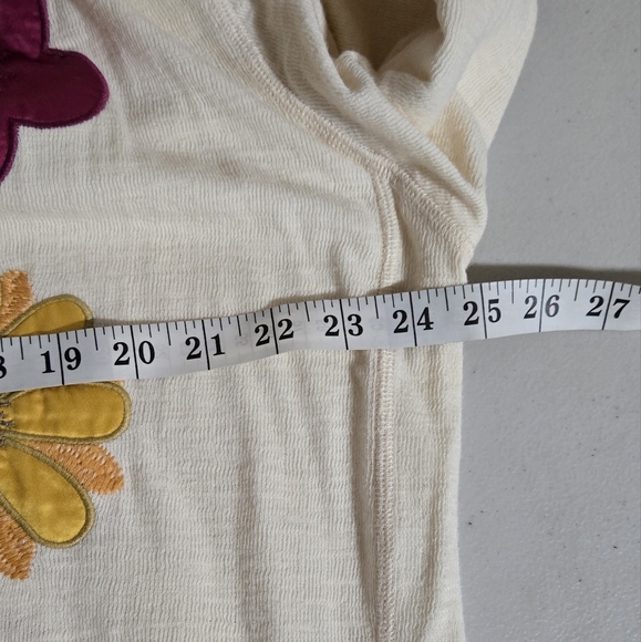 Johnny Was Blossom Open Front Floral Hooded Cardigan Size L - Picture 7 of 11